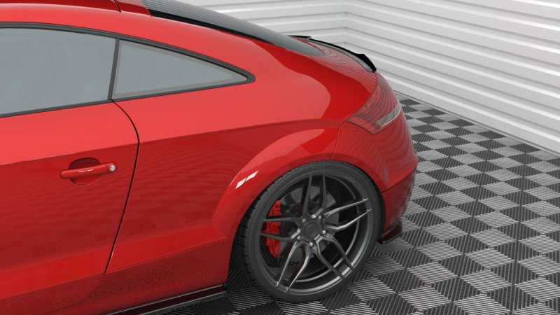 Maxton Heck Ansatz Flaps Diffusor Audi TT 3.2 V6 8J schwarz Hochglanz AU-TT-2-V6-RSD1-G