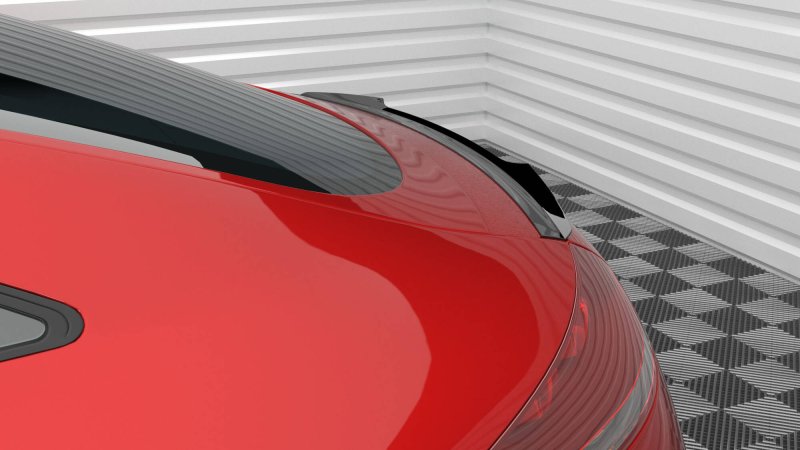 Maxton Spoiler CAP Abrisskante Audi TT 8J schwarz Hochglanz AU-TT-2-CAP1-G