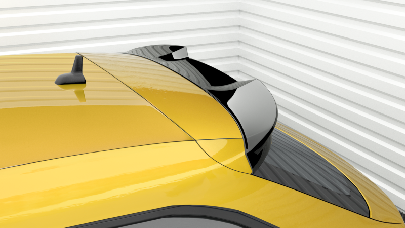 Maxton Spoiler CAP Abrisskante 3D VW Arteon Shooting Brake R-Line Mk1 Facelift schwarz Hochglanz VW-AR-1F-RLINE-SB-CAP1-G