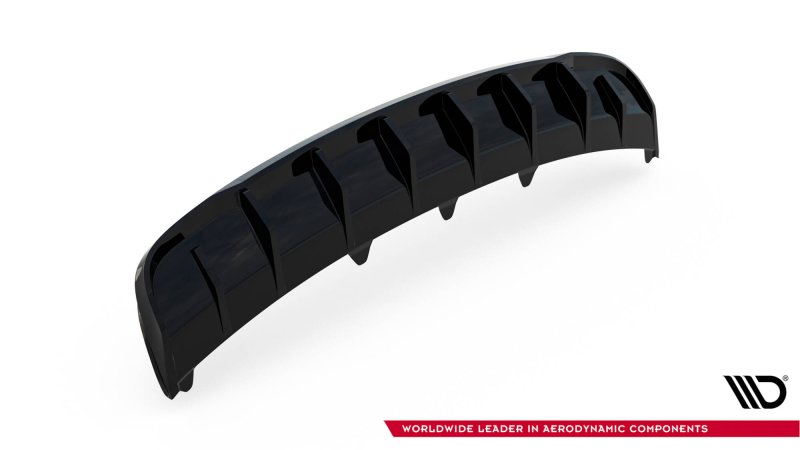 Maxton Diffusor Heck Ansatz Audi A4 B8 Facelift (Version ohne Auspuff) schwarz Hochglanz AU-A4-B8F-RS1-G