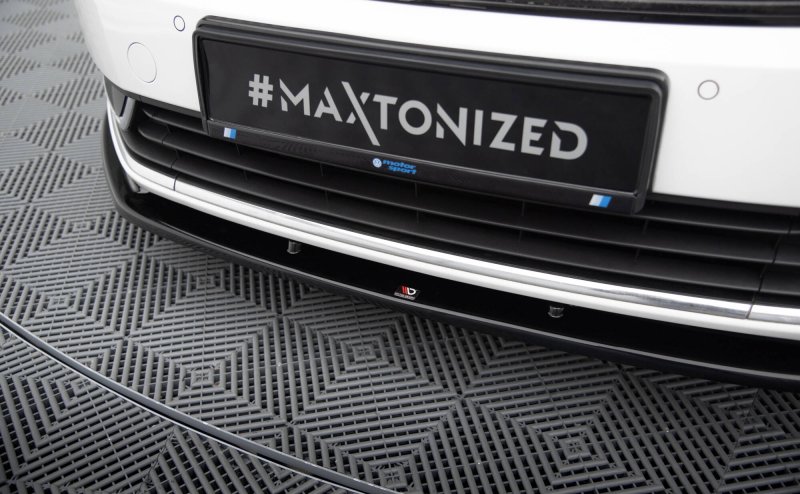 Maxton Front Ansatz V.2 VW Passat B7 schwarz Hochglanz VW-PA-B7-FD2-G