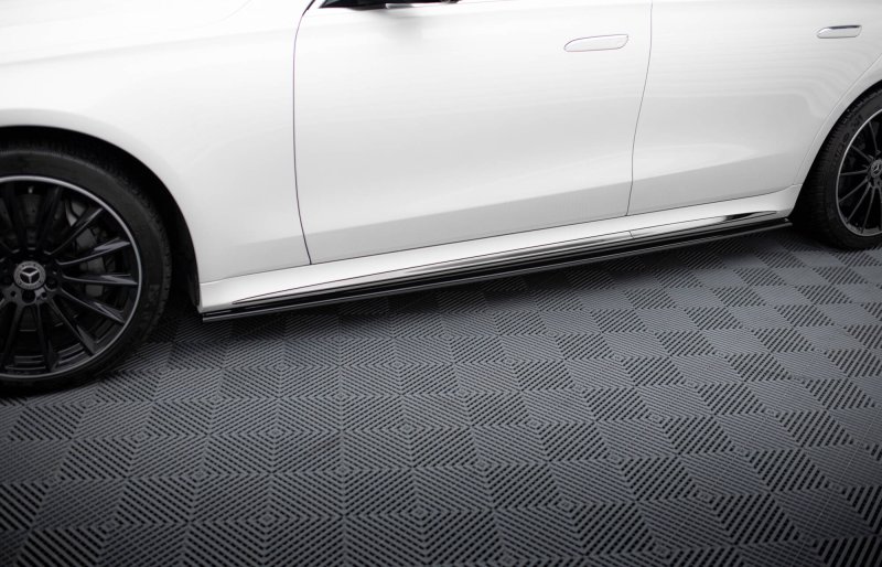 Maxton Seitenschweller Ansatz Mercedes-Benz S AMG-Line W223 schwarz Hochglanz ME-S-223-AMGLINE-SD2-G