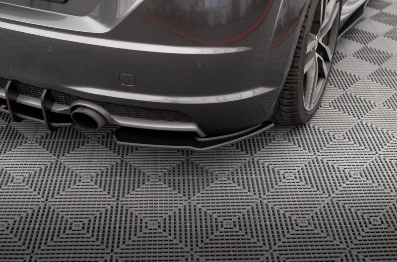 Maxton Street Pro Heck Ansatz Flaps Diffusor Audi TT S-Line 8S AUTT3SLINECNC-RSD1BRB