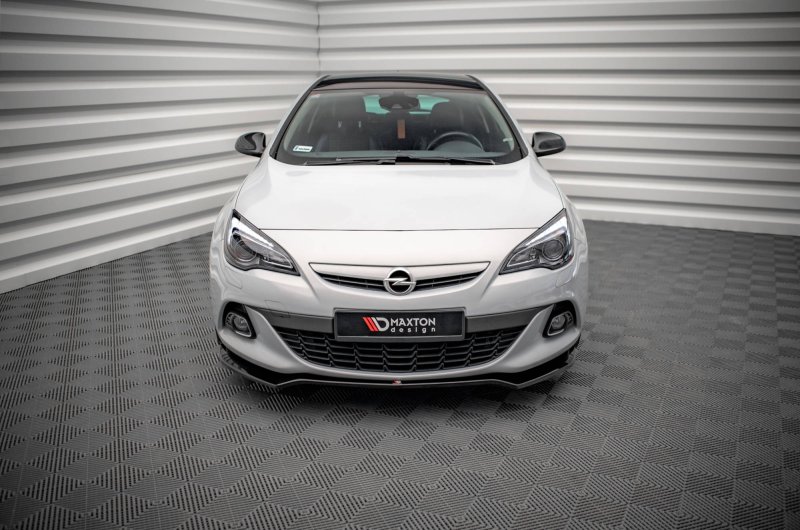 Maxton Front Ansatz V.2 für Opel Astra GTC OPC-Line J schwarz Hochglanz OP-AS-J-GTC-OPCLINE-FD2-G