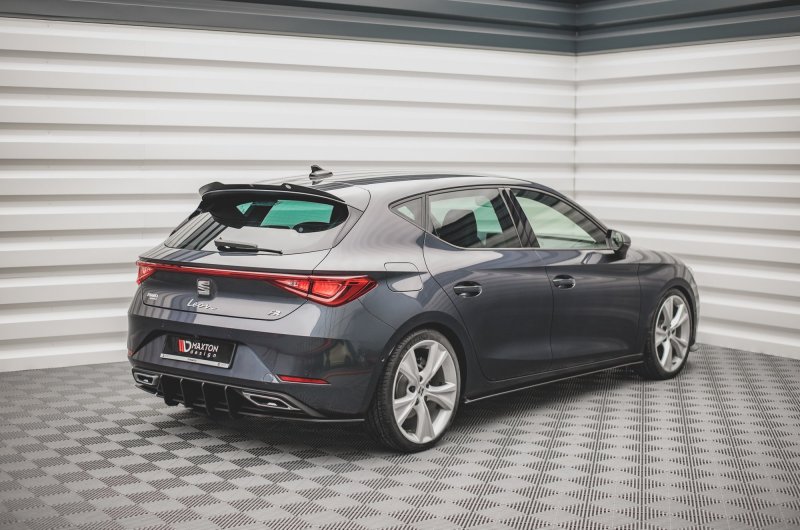 Maxton Rennen Street Pro Heckschürze für Seat Leon FR Hatchback Mk4 SELE4FRCNC-RS1BRB