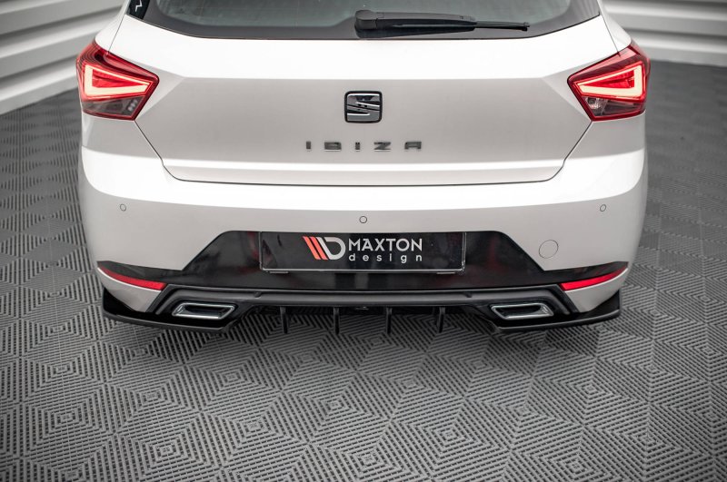 Maxton Heck Ansatz Flaps Diffusor für Seat Ibiza FR Mk5 schwarz Hochglanz SE-IB-5-RSD1-G