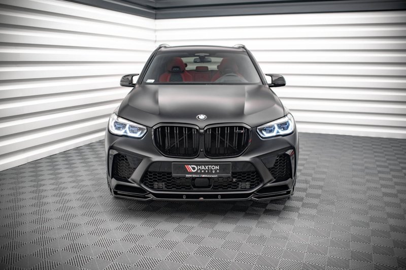 Maxton Front Ansatz V.2 für BMW  X5M F95 schwarz Hochglanz BM-X5M-05-FD2-G