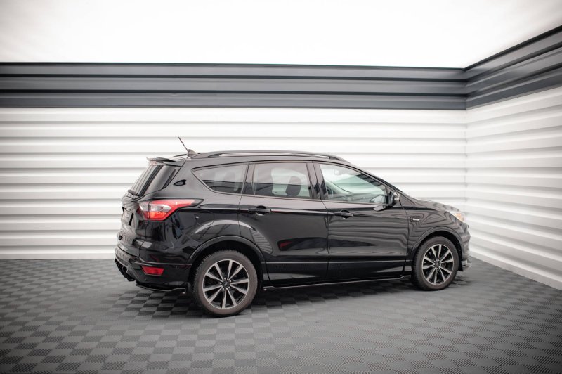 Maxton Seitenschweller Ansatz für Ford Escape ST-Line Mk3 schwarz Hochglanz FO-ES-3-STLINE-SD1-G