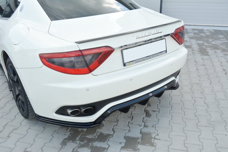 Maxton Diffusor Heck Ansatz für MASERATI GRANTURISMO schwarz Hochglanz MS-GT-1-RS1-G
