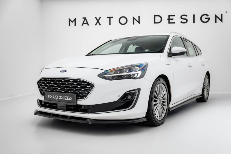Maxton Front Ansatz V.2 Ford Focus Vignale Mk4 schwarz Hochglanz FO-FO-4-VG-ES-FD2-G
