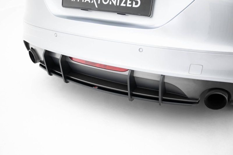 Maxton Street Pro Heckschürze Audi TT S-Line 8J Facelift AUTT2SLINECNC-RS1BRB