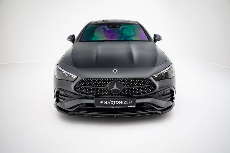 Maxton Front Ansatz V.1 Mercedes-Benz CLE AMG-Line C236 schwarz Hochglanz ME-CLE-236-AMGLINE-FD1G+FD1R-G