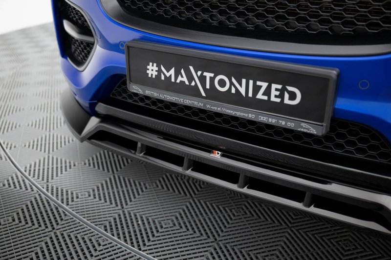 Maxton Front Ansatz Jaguar F-Pace R-Sport Mk1 schwarz Hochglanz JA-FP-1-RSPORT-FD1G+FD1R-G