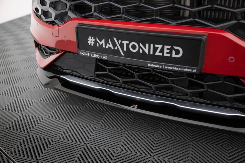 Maxton Front Ansatz V.1 Kia Sportage GT-Line Mk5 schwarz Hochglanz KI-SP-5-GTLINE-FD1-G