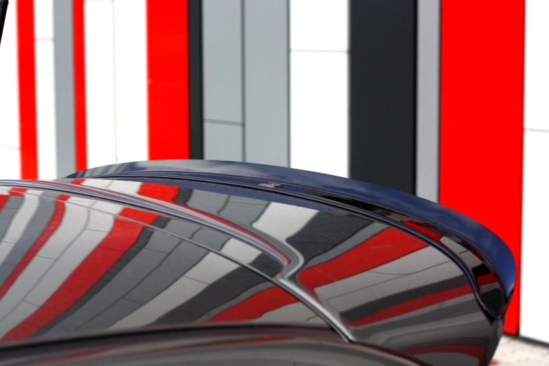 Maxton Spoiler CAP für FIAT 500 ABARTH MK1 FACELIFT schwarz Hochglanz FI-500-1F-AB-CAP1-G