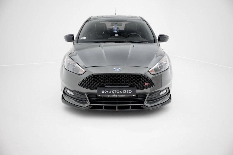 Maxton Front Ansatz V.6 Ford Focus ST Mk3 Facelift schwarz Hochglanz FO-FO-3F-ST-FD6-G