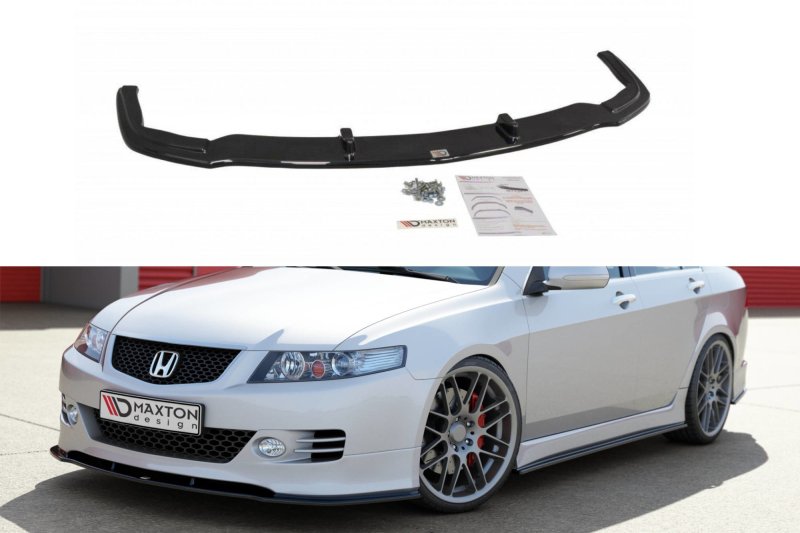 Maxton Front Ansatz für HONDA ACCORD VII TYPE-S schwarz Hochglanz HO-AC-7-TYPE-S-FD1-G