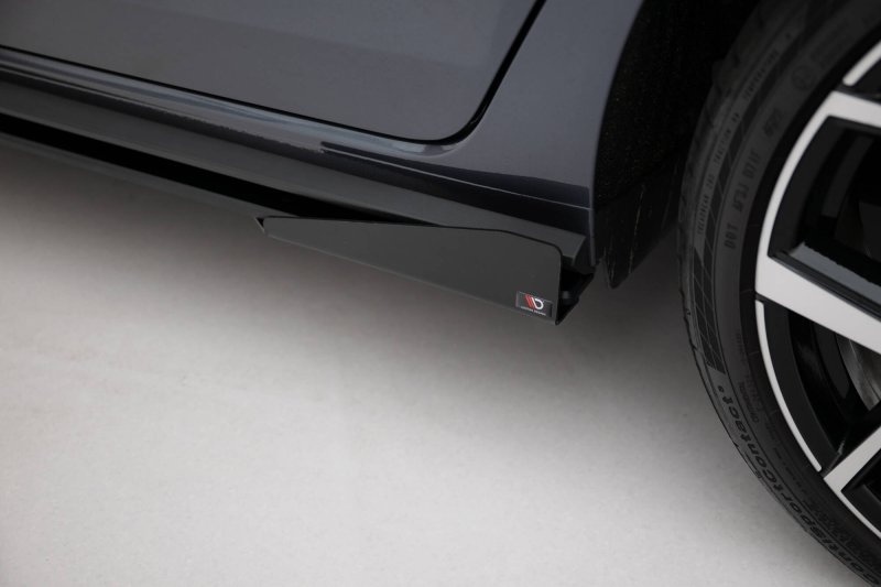 Maxton Side Flaps VW Polo AW GTI Facelift schwarz Hochglanz VWPO6FGTICNC-SF1-G