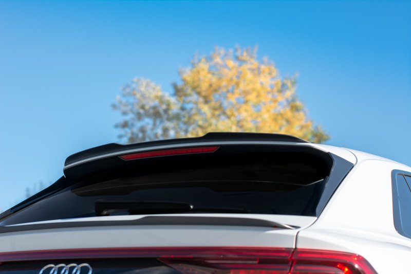 Maxton Spoiler CAP V.1 für Audi Q8 S-line schwarz Hochglanz AU-Q8-1-SLINE-CAP1-G