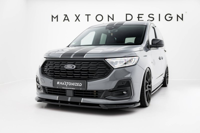 Maxton Front Ansatz Ford Transit Connect Mk3 schwarz Hochglanz FO-TR-CON-3F-FD1-G