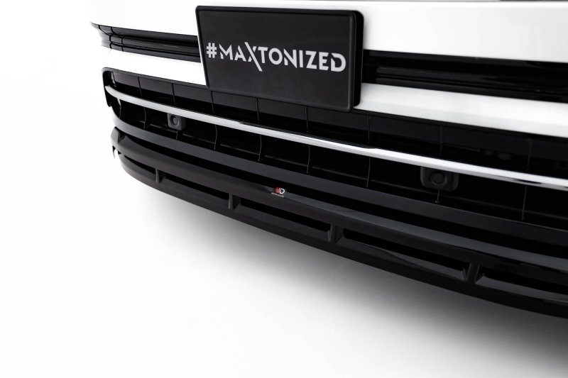 Maxton Front Ansatz VW Atlas R-Line Mk1 Facelift 2 schwarz Hochglanz VW-AT-1F-RLINE-FD1G+FD1R-G
