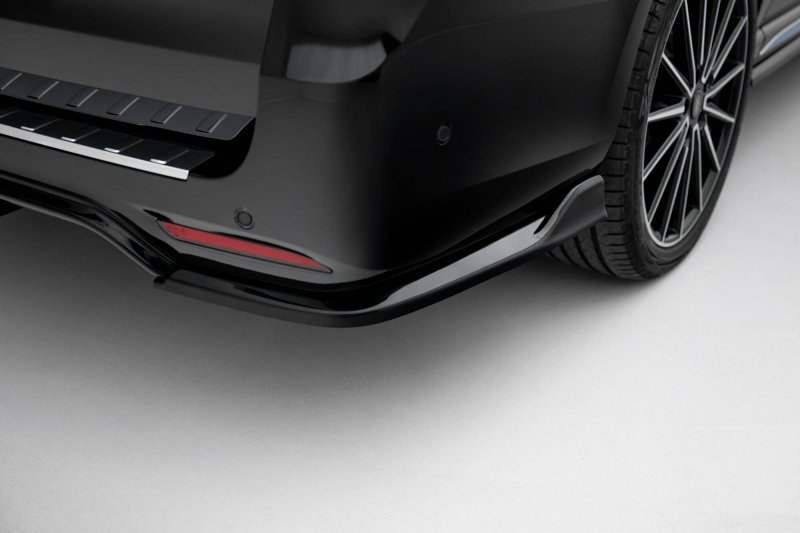 Maxton Heck Ansatz Flaps Diffusor V.3 Mercedes-Benz V-Klasse AMG-Line W447 Facelift schwarz Hochglanz ME-V-447F2-AMGLINE-RSD1-G