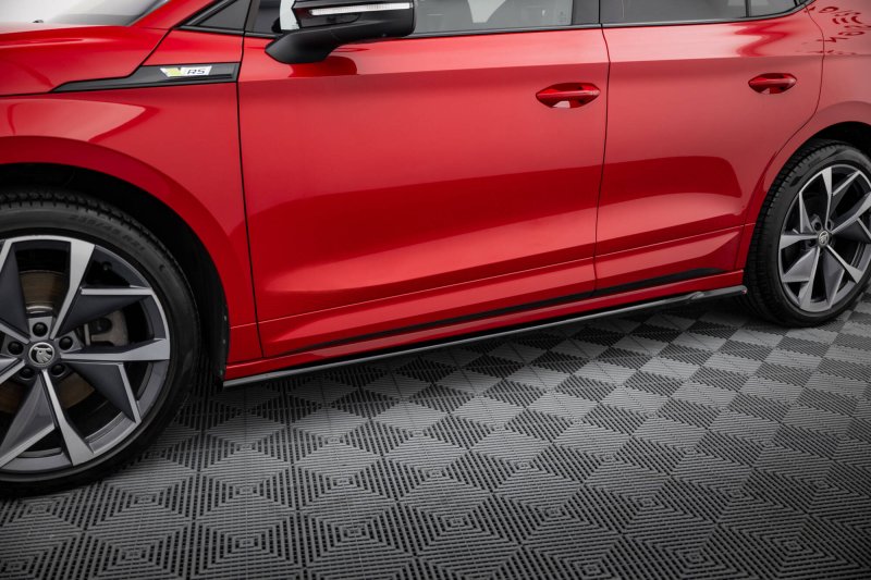 Maxton Seitenschweller Ansatz Skoda Enyaq Coupe iV schwarz Hochglanz SK-EN-1-RS-C-SD1-G
