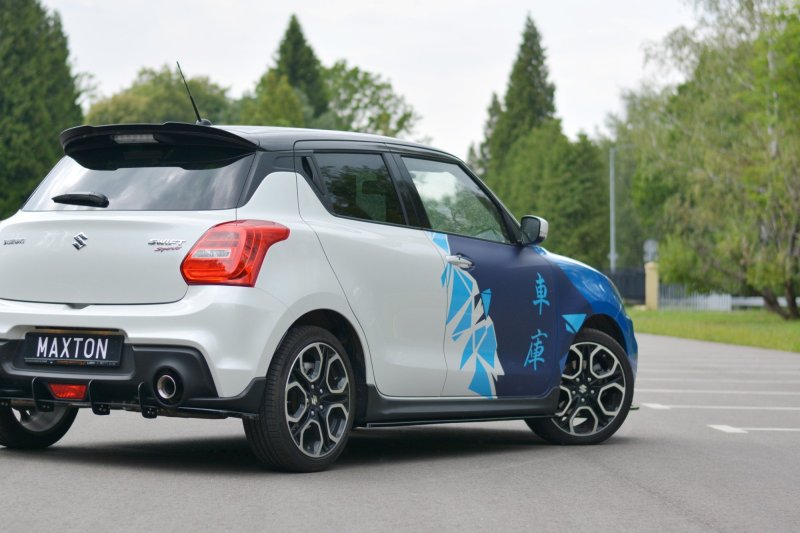 Maxton Seitenschweller Ansatz für SUZUKI SWIFT 6 SPORT schwarz Hochglanz SZ-SW-6-SPORT-SD1-G