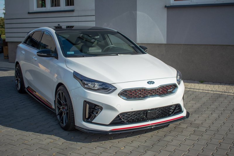 Maxton Front Ansatz V.2 für Kia ProCeed GT Mk 3 schwarz Hochglanz KI-CE-3-PRO-GT-FD2-G