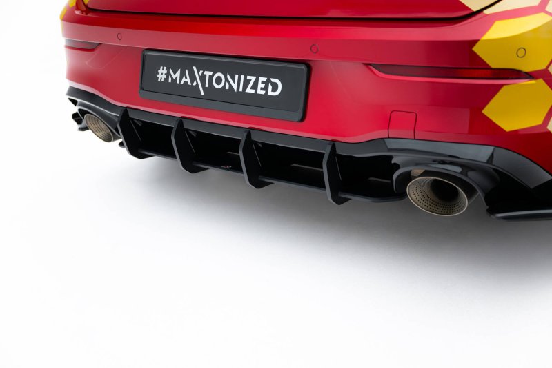 Maxton Street Pro Heckschürze V.2 VW Golf GTI Clubsport Mk8 Facelift VWGO8FGTICSCNC-RS2BRB