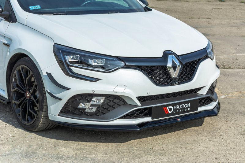 Maxton Front Ansatz V.2 für Renault Megane IV RS schwarz Hochglanz RE-ME-4-RS-FD2-G