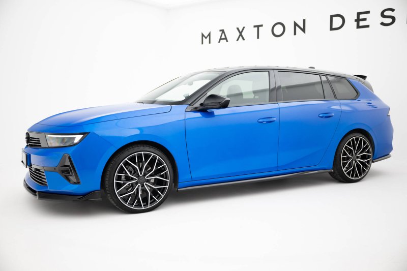 Maxton Seitenschweller Ansatz Opel Astra Sports Tourer L (MK6) schwarz Hochglanz OP-AS-L-ST-SD1-G