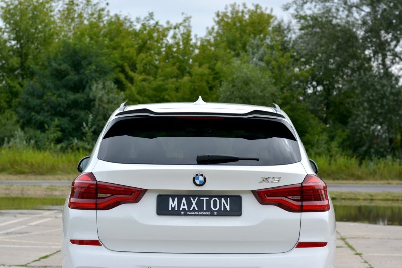 Maxton Spoiler CAP für BMW X3 G01 M Paket schwarz Hochglanz BM-X3-01-MPACK-CAP1-G