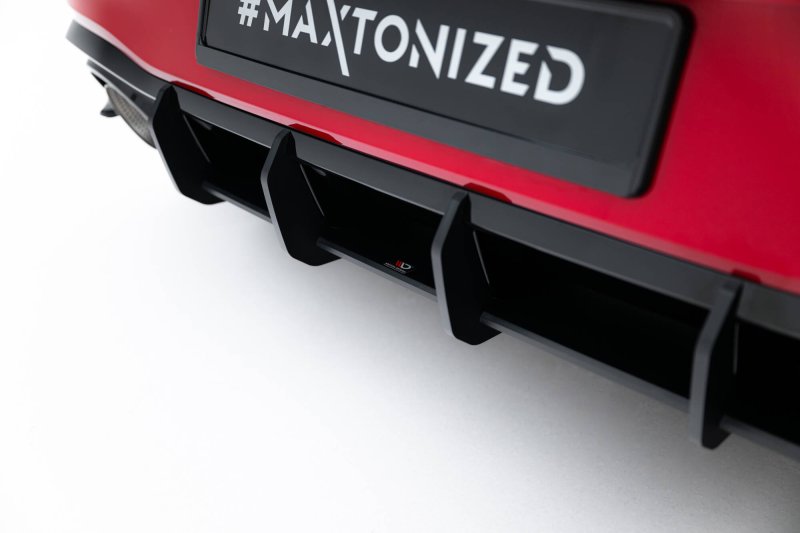 Maxton Street Pro Heckschürze V.2 VW Golf GTI Clubsport Mk8 Facelift VWGO8FGTICSCNC-RS2BRB