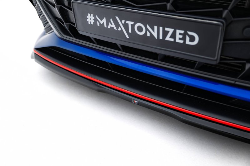 Maxton Front Ansatz V.1 Hyundai Elantra N Mk7 schwarz Hochglanz HY-EL-7-N-FD1-G