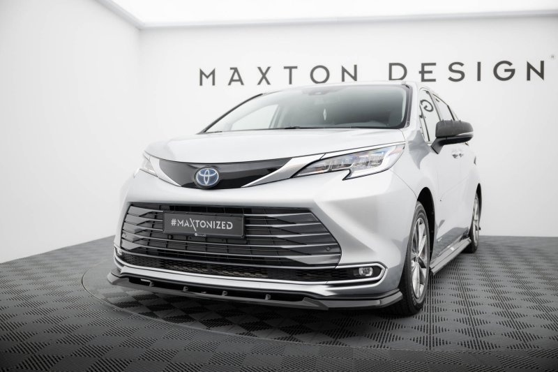 Maxton Front Ansatz Toyota Sienna Mk4 schwarz Hochglanz TO-SI-4-FD1-G