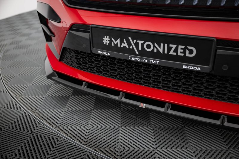Maxton Front Ansatz Skoda Enyaq Coupe iV schwarz Hochglanz SK-EN-1-RS-C-FD1-G