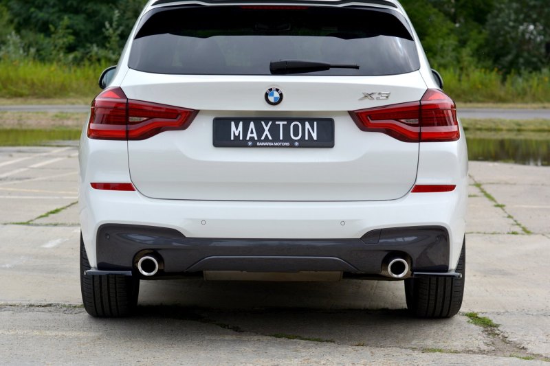 Maxton Heck Ansatz Flaps Diffusor für BMW X3 G01 M Paket schwarz Hochglanz BM-X3-01-MPACK-RSD1-G