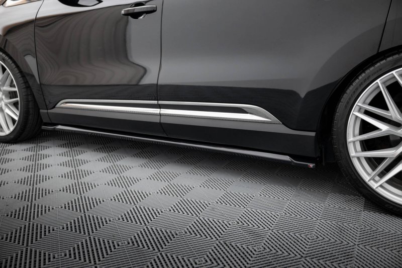 Maxton Seitenschweller Ansatz Renault Espace Mk5 Facelift schwarz Hochglanz RE-ES-5F-SD1-G