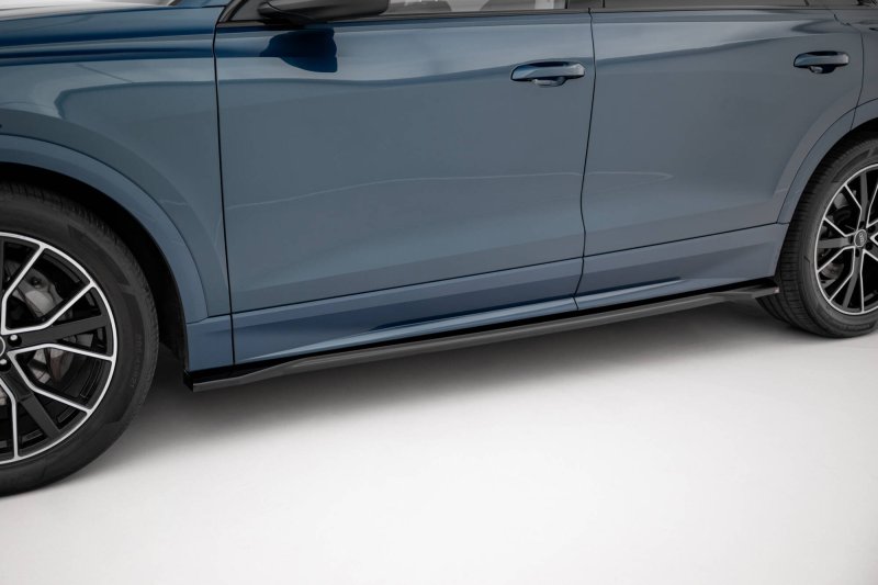 Maxton Seitenschweller Ansatz Audi Q8 Mk1 schwarz Hochglanz AU-Q8-1-SD1-G