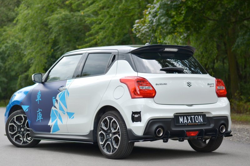 Maxton Spoiler CAP für SUZUKI SWIFT 6 SPORT schwarz Hochglanz SZ-SW-6-SPORT-CAP1-G