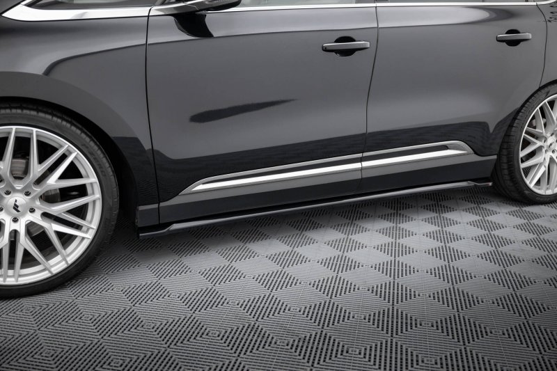 Maxton Seitenschweller Ansatz Renault Espace Mk5 Facelift schwarz Hochglanz RE-ES-5F-SD1-G