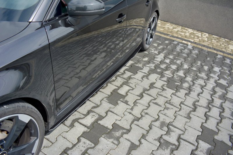 Maxton Sport Seitenschweller Ansatz für V.1 für Audi RS3 8V FL Sportback AU-RS3-8VF-CNC-SD1