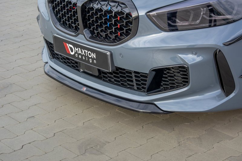 Maxton Front Ansatz V.2 für BMW 1er F40 M-Paket/ M135i  schwarz Hochglanz BM-1-40-MPACK-FD2-G