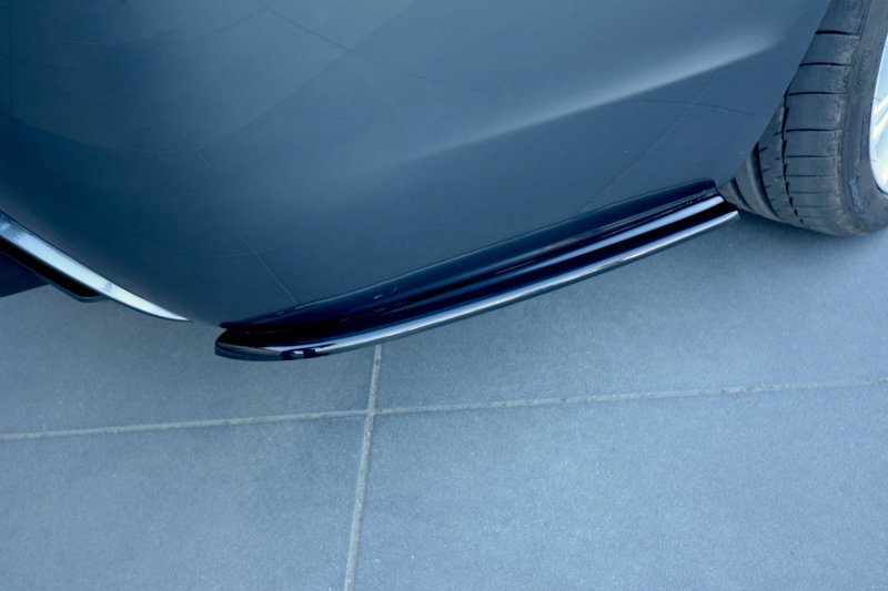 Maxton Heck Ansatz Flaps Diffusor für BMW 5er E60/E61 M Paket schwarz Hochglanz BM-5-61-MPACK-RSD1-G