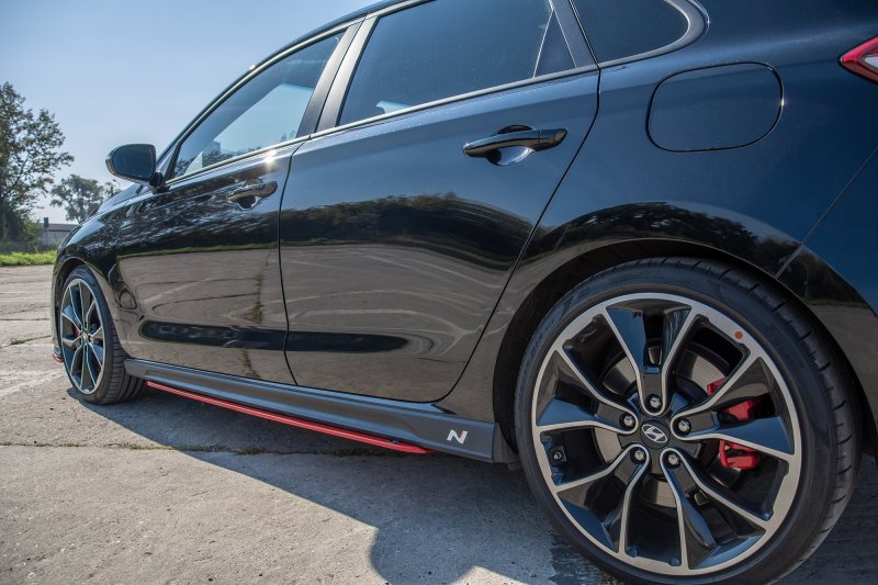 Maxton Seitenschweller Ansatz für V.2 für Hyundai I30 N Mk3  HY-I30-3-N-SD2-RED