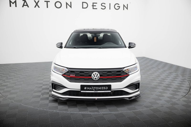 Maxton Front Ansatz V.2 VW Jetta GLI Mk7 schwarz Hochglanz VW-JE-7-GLI-FD2-G