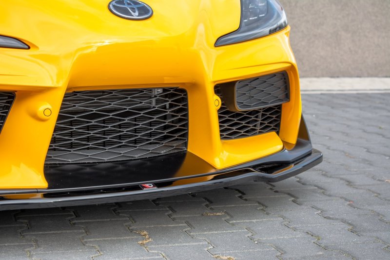 Maxton Front Ansatz V.2 für Toyota Supra Mk5 schwarz Hochglanz TO-SU-5-FD2-G