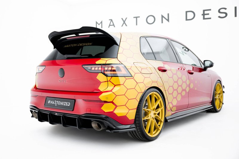 Maxton Street Pro Heckschürze V.1 VW Golf GTI Clubsport Mk8 Facelift VWGO8FGTICSCNC-RS1BRB