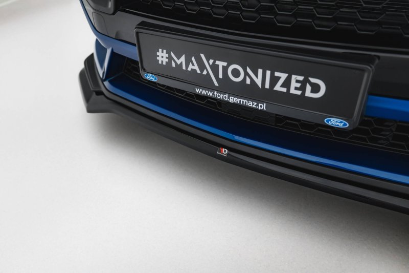 Maxton Front Ansatz V.1 Ford Mustang GT Mk7 schwarz Hochglanz FO-MU-7-GT-FD1-G